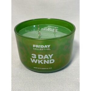 Yankee Candle Friday Collective "3 DAY WEEKEND" 3 Wick Candle NEW 13.5oz